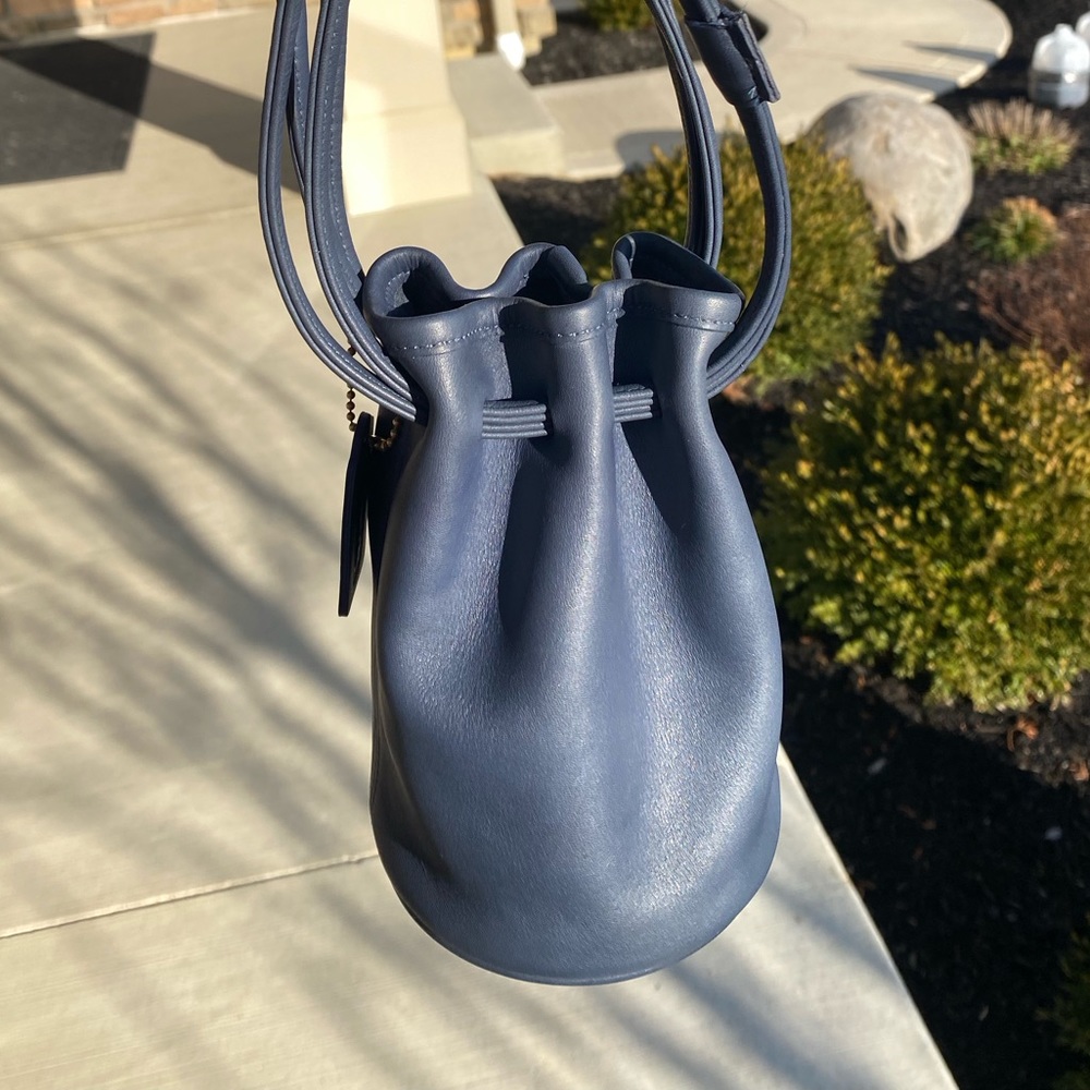 Coach Navy Blue Drawstring Bag - Picture 13 of 14
